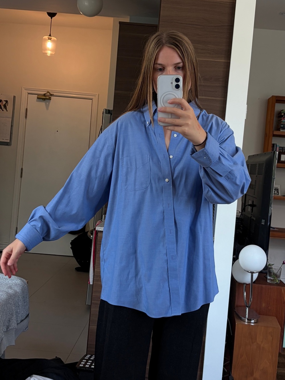 Brooks Brothers Light Blue Relaxed Button-Down Shirt